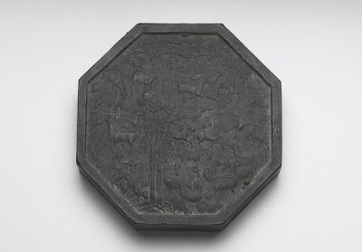 图片[2]-“One Hundred Horses” octagonal ink cake, Fang Yulu, Ming dynasty (1368-1644)-China Archive